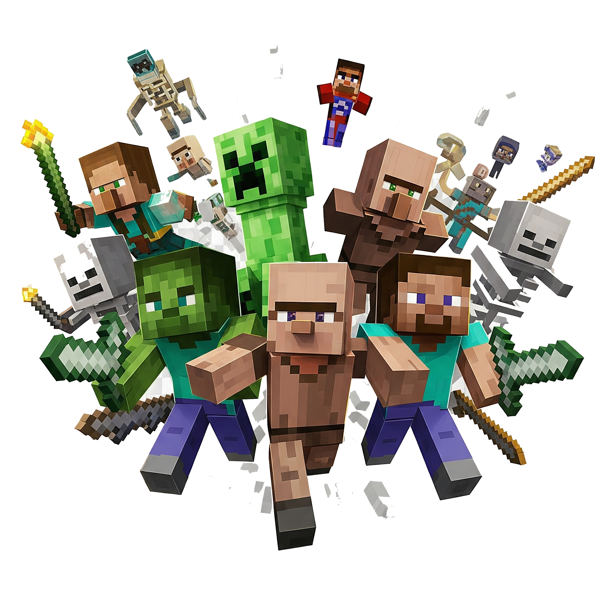 DUNKCRAFT - Minecraft characters and mobs